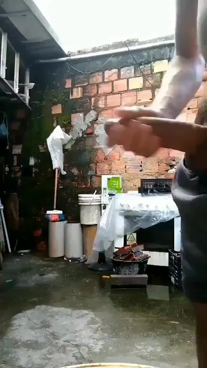 Masturbating in the back of my neighbor's house