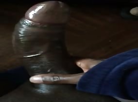 Impale your guts onto this big black cock