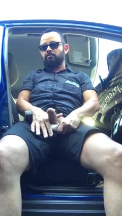 Masturbating on the side of the road