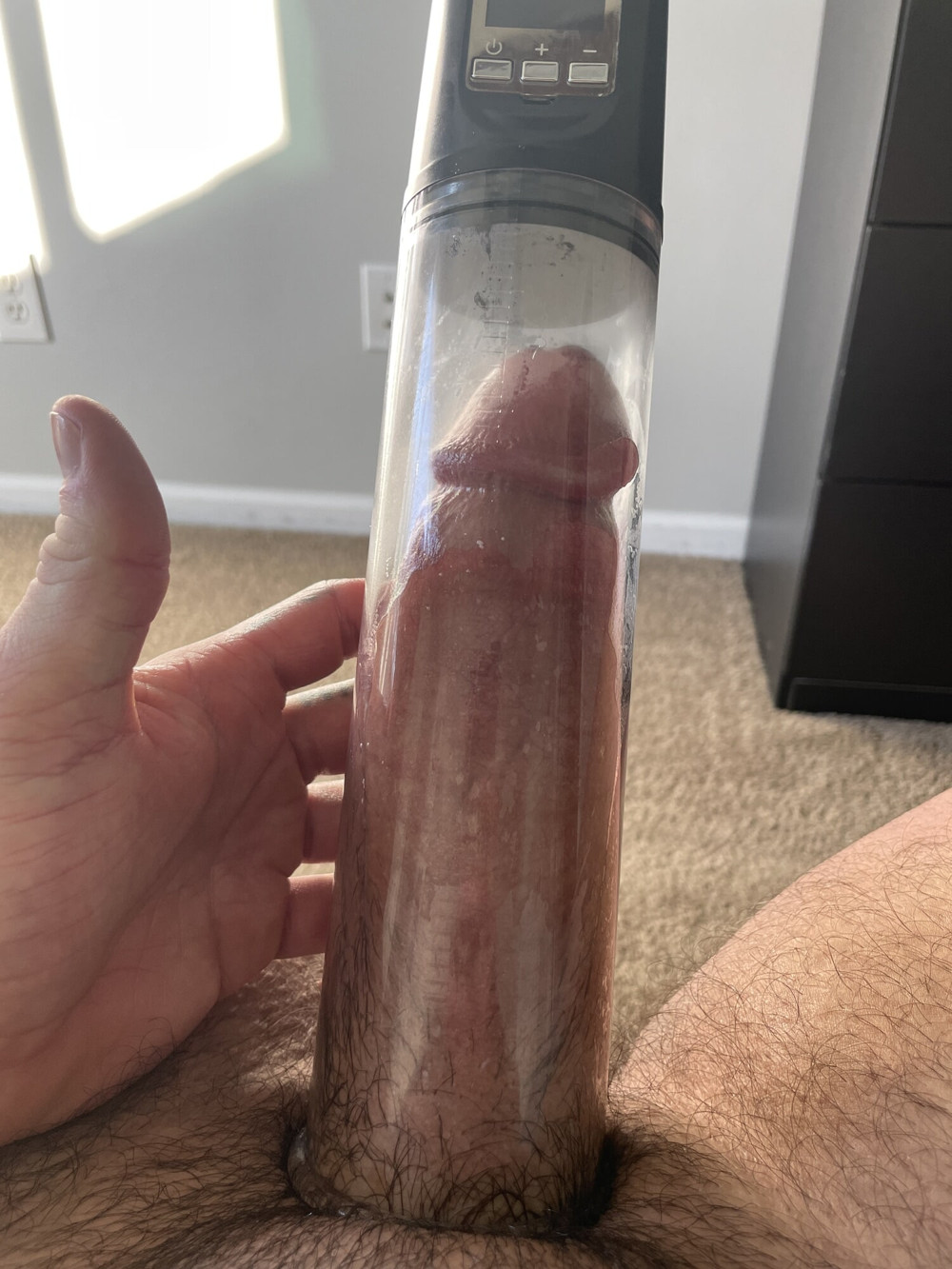 Daddy’s pumped cock: 11 nude pics
