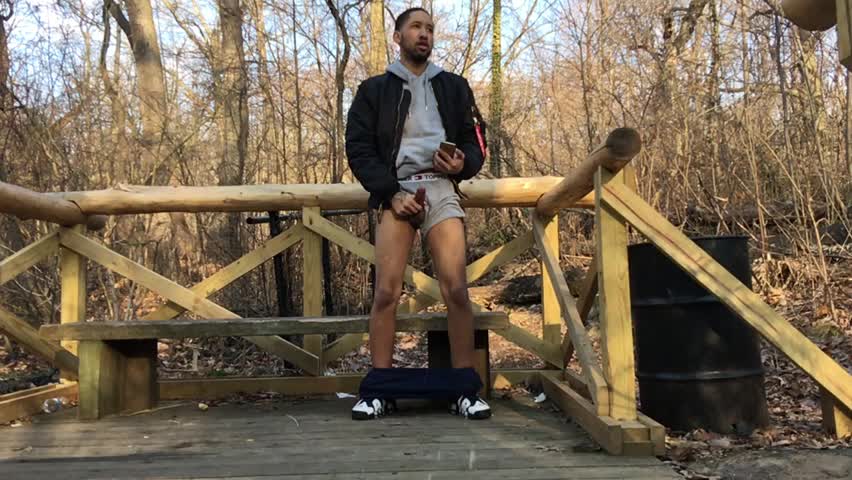 Masturbating outdoors on my morning walk