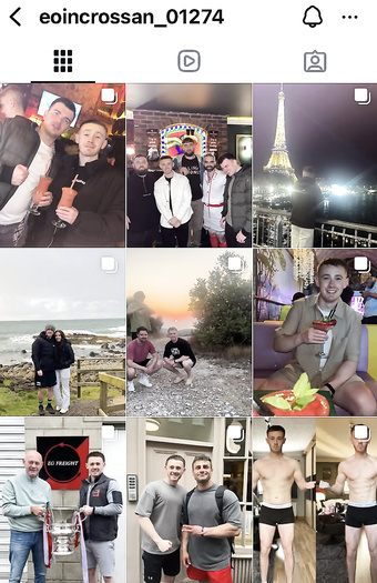 Eoin crossan on tiktok post nude pic of friends dick on twitter a few years back!