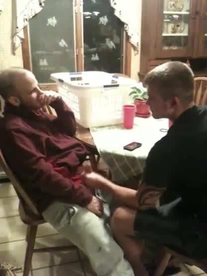 Straight friend from college gets sucked