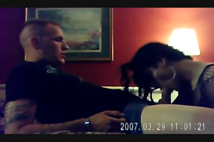 Straight military guy screwing a horny tranny slut