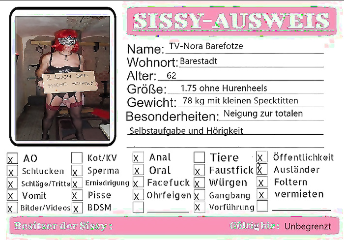 My sissy stats