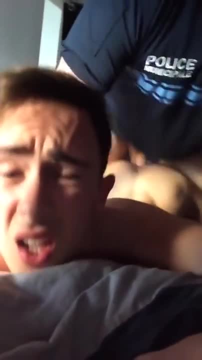 Police officer punishing his neighbor