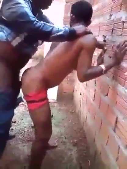 Dominican builder fucks his gay helper on the construction site