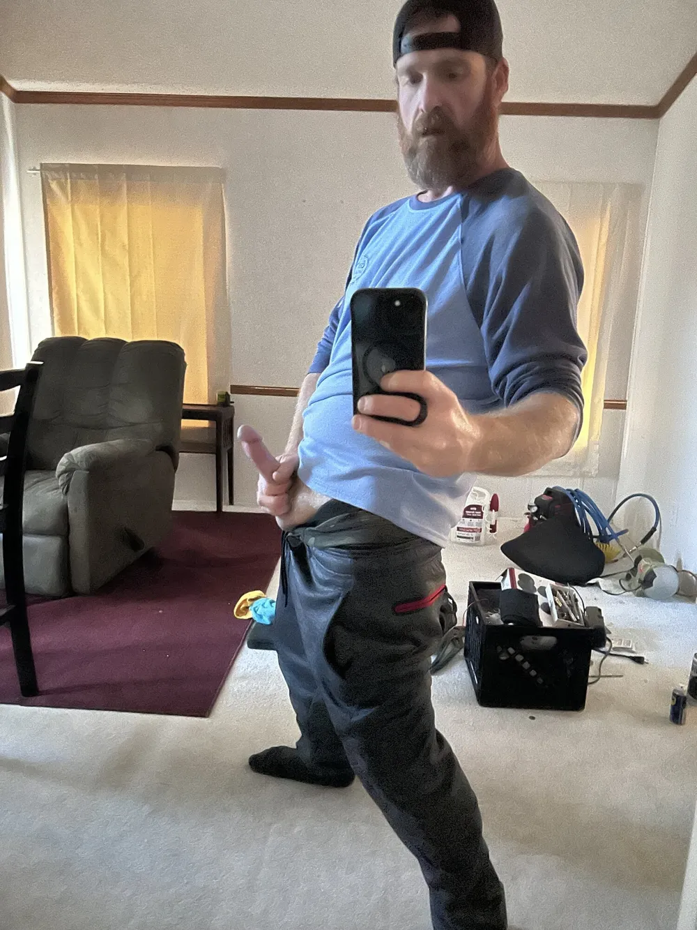 Erection at home: 14 nude pics