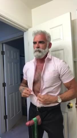 Getting undressed and just having a boner moment