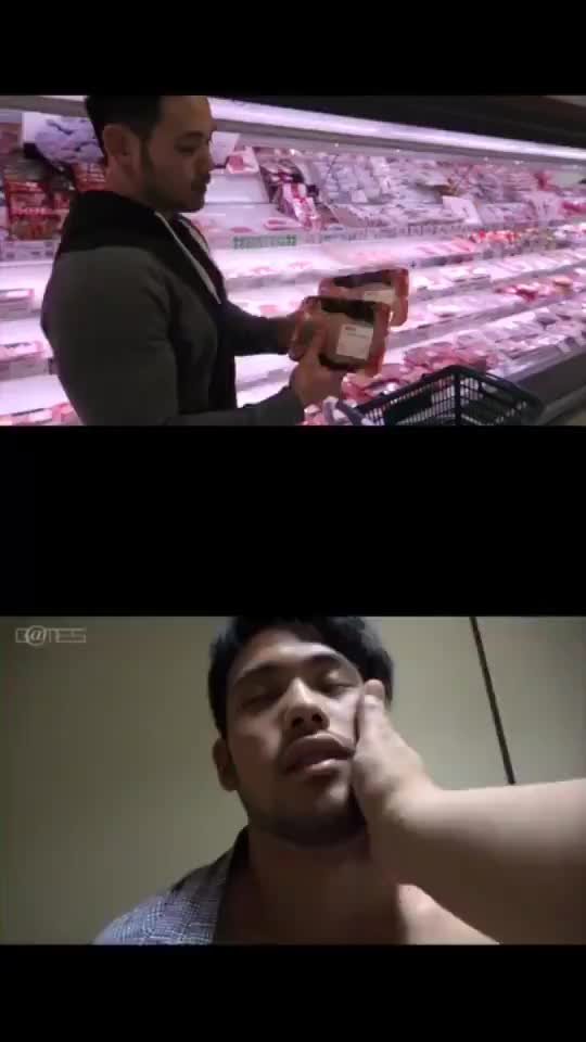 Cute asian personal trainer goes shopping and got lucky